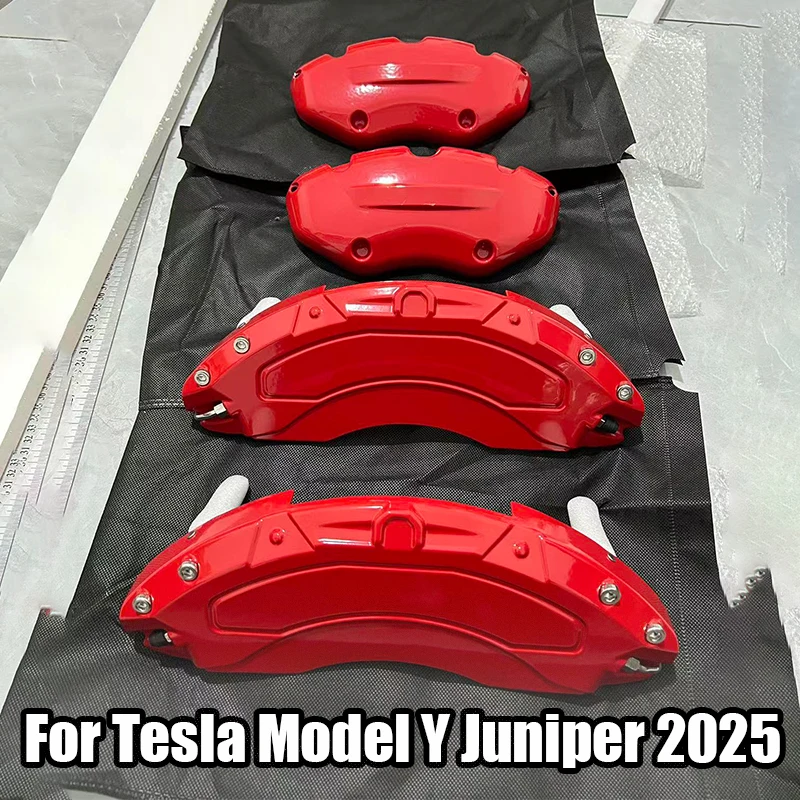 For NEW Tesla Model Y Juniper 2025 2026 Berlin Style B brake caliper protective cover made of aluminum alloy material