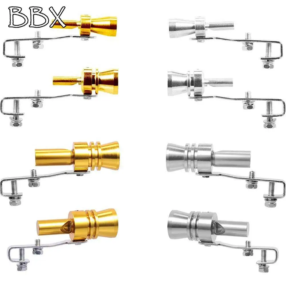 

Parts Aluminum alloy Motorbike Sound Muffler Blow Off Valve Exhaust Muffler Pipe Car Blow Off Turbo Whistle Turbo Exhaust Pipe