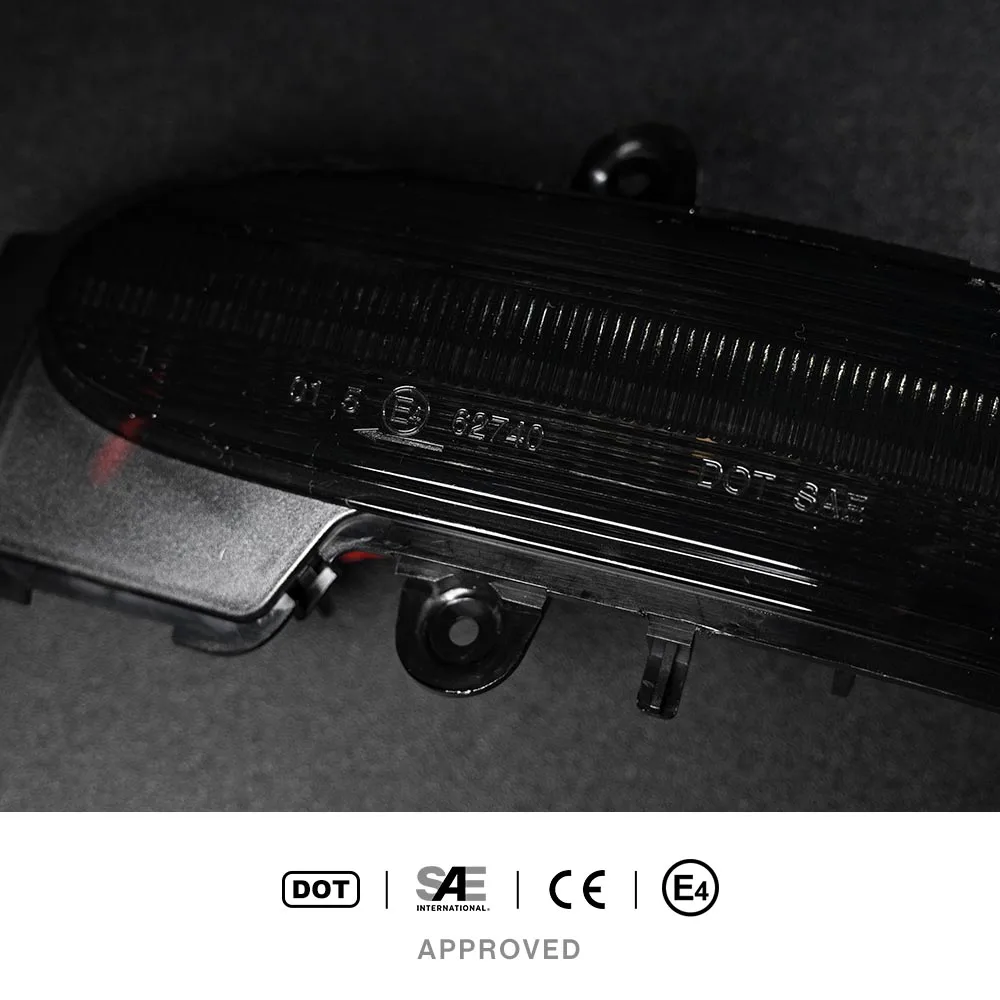 2PCS LED Dynamic Turn Signal Light For Mercedes-Benz C-Class W203 S203 CL203 2001-2007 Side Mirror Sequential Indicator