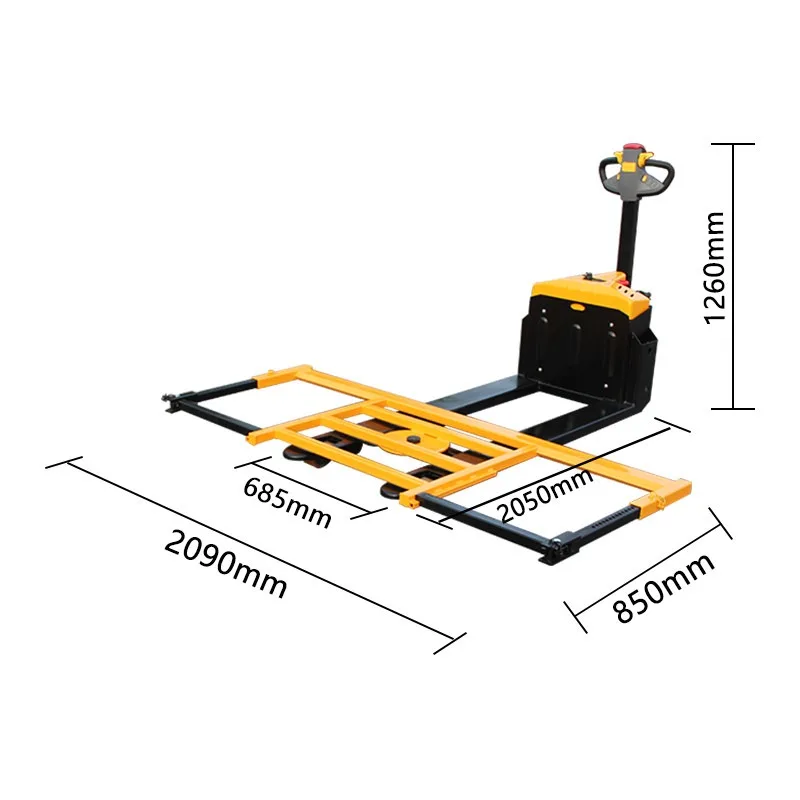 Electric car mover, car mover, property trailer, car moving artifact