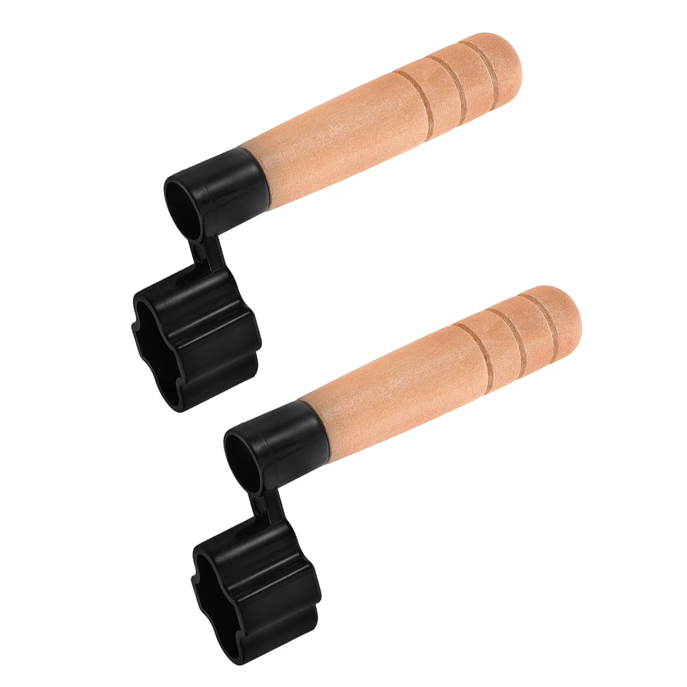 

2 pcs Guitar String Changer Wooden Handle Peg Winder Bridge Pin Puller Luthier Tools Guitar Bass Winders Acoustic Electric