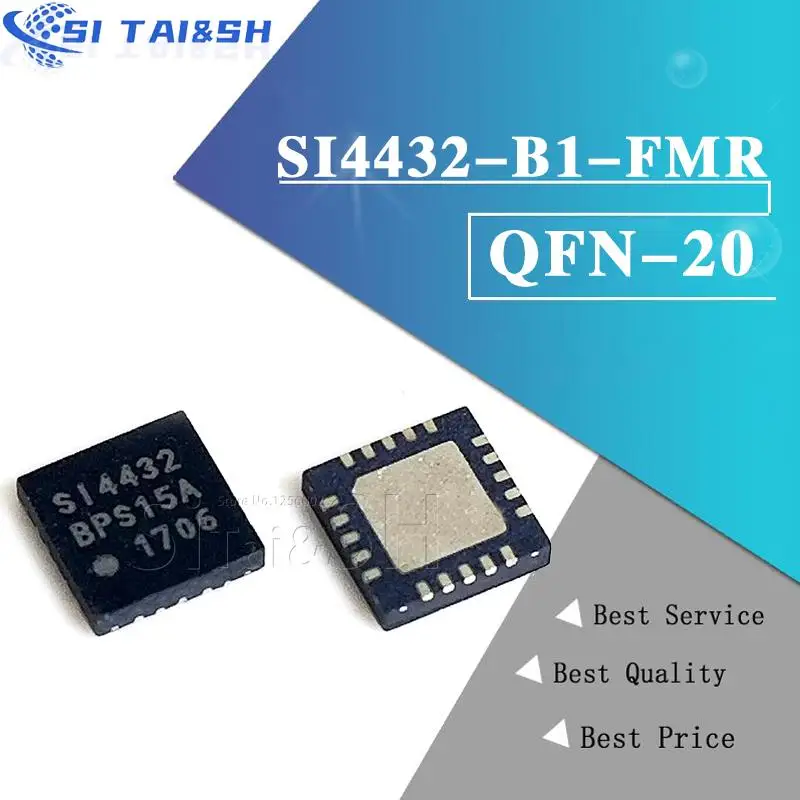 1PCS  SI4432 SI4432-B1-FMR ISM QFN20