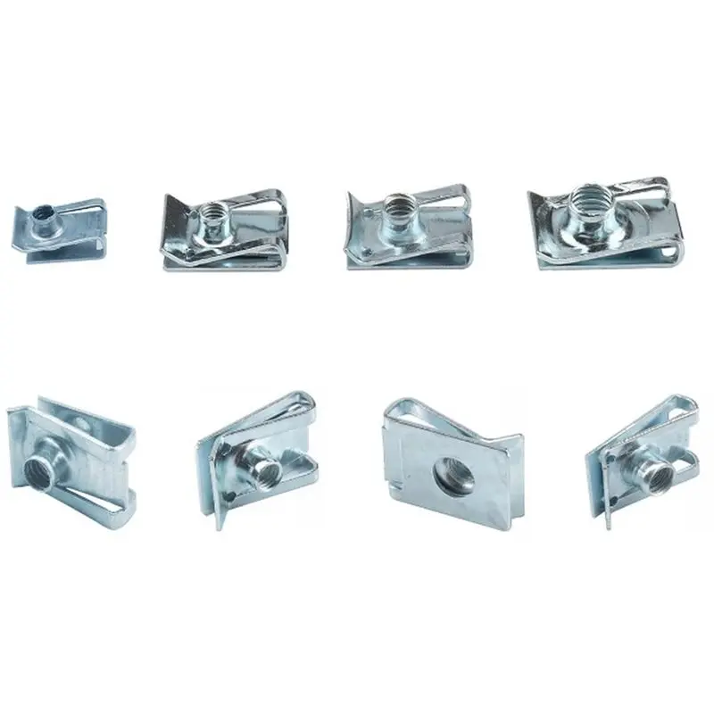 【Price Drop !!】 U-Clip& U-Nut Set(80PCS), M5 M6 M8 For Dashboard Door Panel Interior Automotive For Car Motorcycle