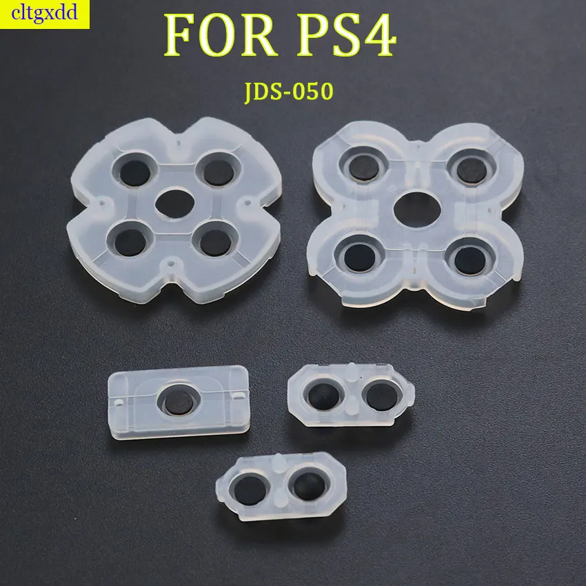 1 set applicable FOR PS4 JDS-050 055 R1 L1 R2 L2 trigger button 3d analog joystick thumbstick cover conductive pad plate chargin