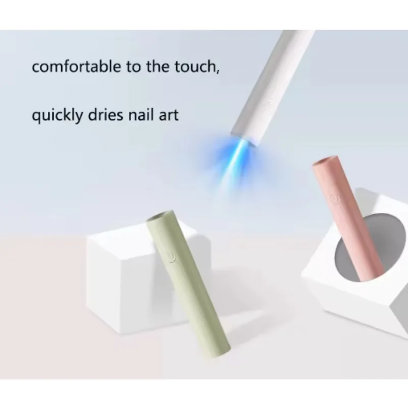 Tragbarer 3 W Hand-Nageltrockner, 1 UV-Lampe, Heimgebrauch, Nagellack, Kleber, schnell trocknende Nägel, Kunst, Maniküre-Trocknungsmaschine