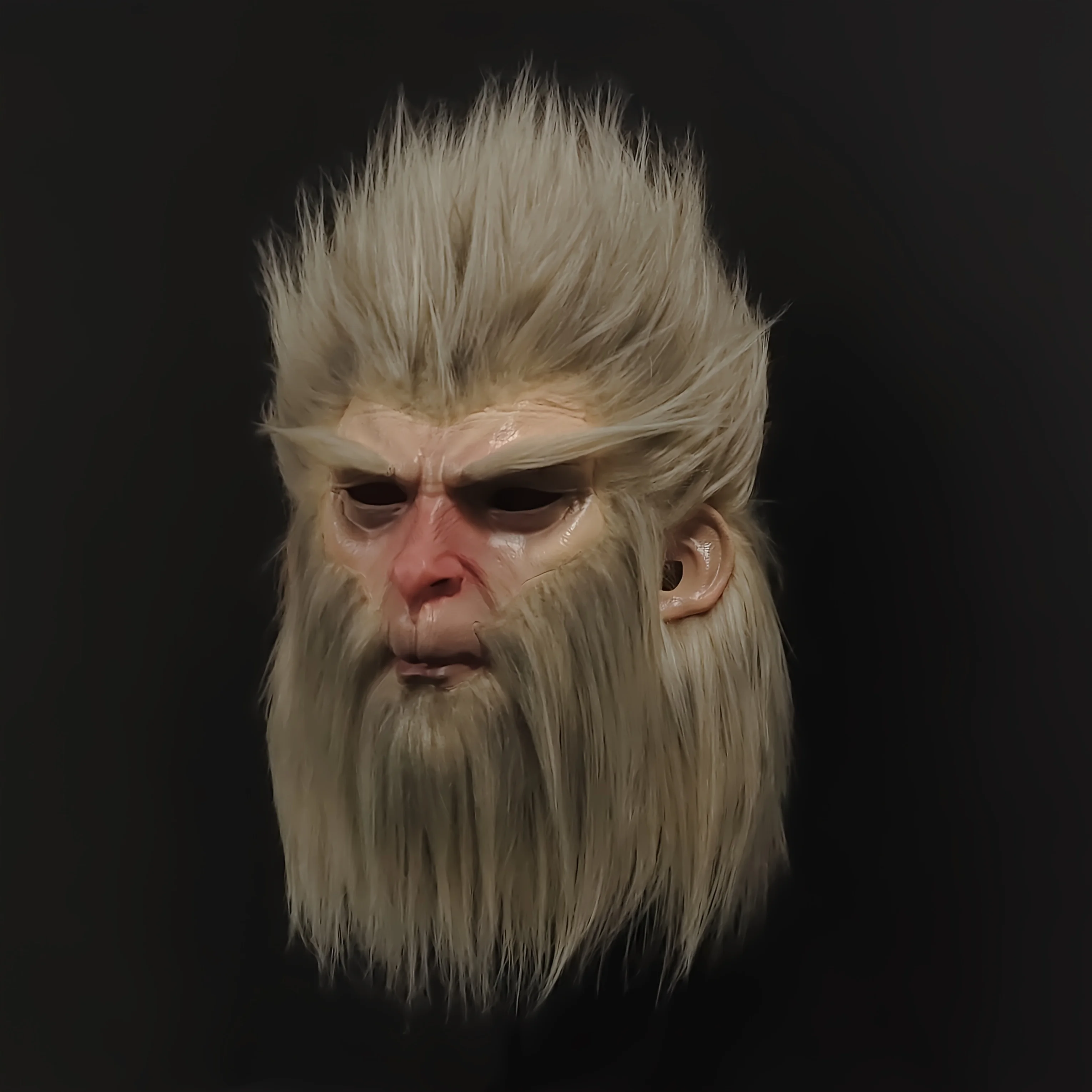 Monkey King Mask Full Face Latex Cosplay Performance Costume Mask Party Props Halloween Decoration Accessories Gift
