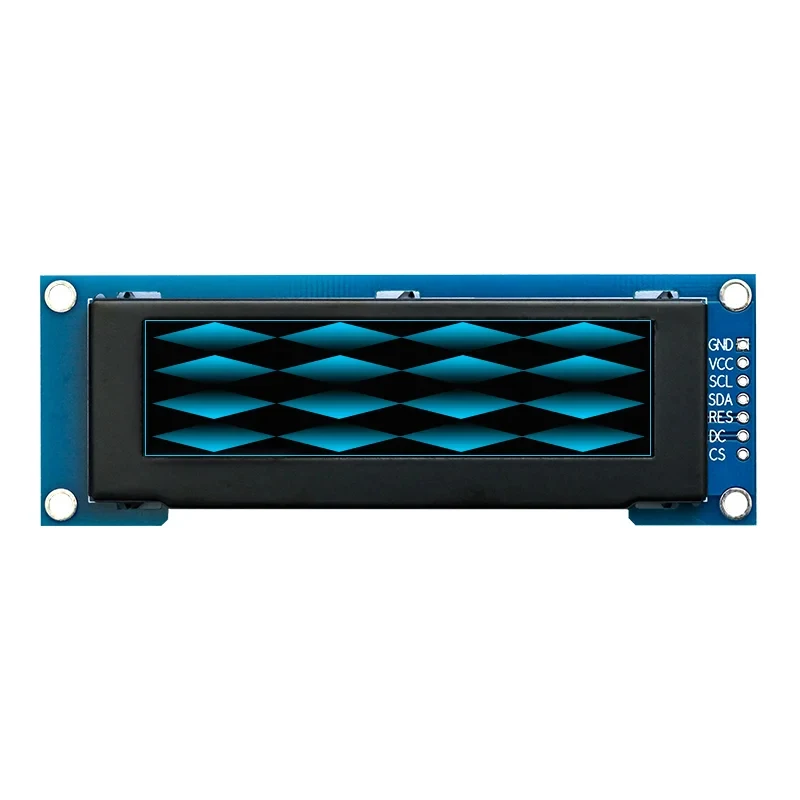 2.8 Inch OLED Display Module 256*64 Resolution SSD1322 Driver SPI Interface With 16-Level Grayscale 7Pin