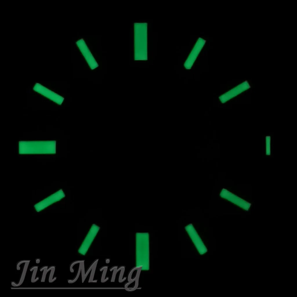 High Quality 28.5mm Silver Gold Black Blue Date Window Green Luminous Aseptic Dial Fit NH35 /NH36/4R/7S Automatic Movement