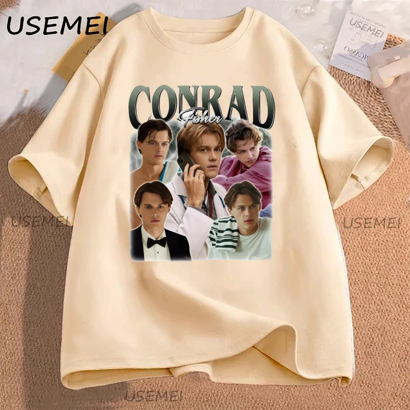 

Футболка Conrad Fisher Team Conrad для мужчин и женщин TSITP The Summer I Turned Pretty, повседневная хлопковая уличная одежда с короткими рукавами