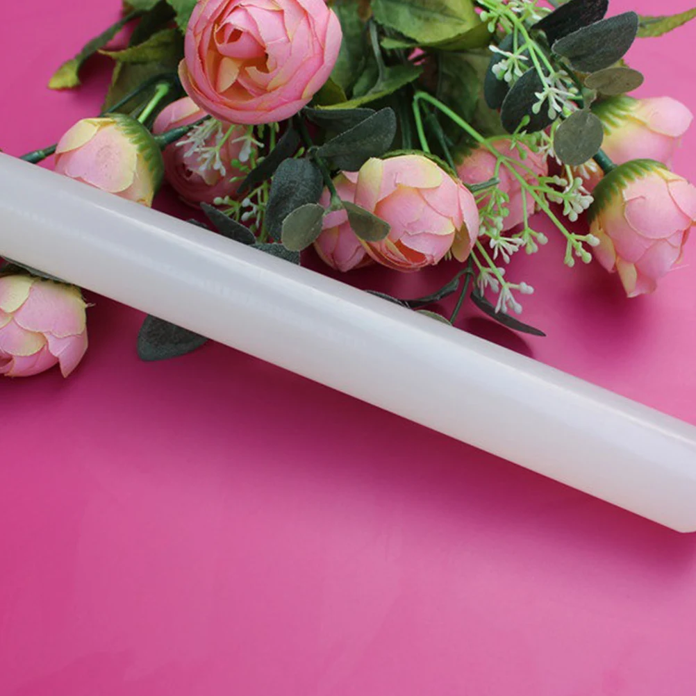 

Non-Stick Plastic Rolling Pin for Dough Pastry Fondant Cake Noodle Baking Tool 50x3.5cm Rolling Sticks