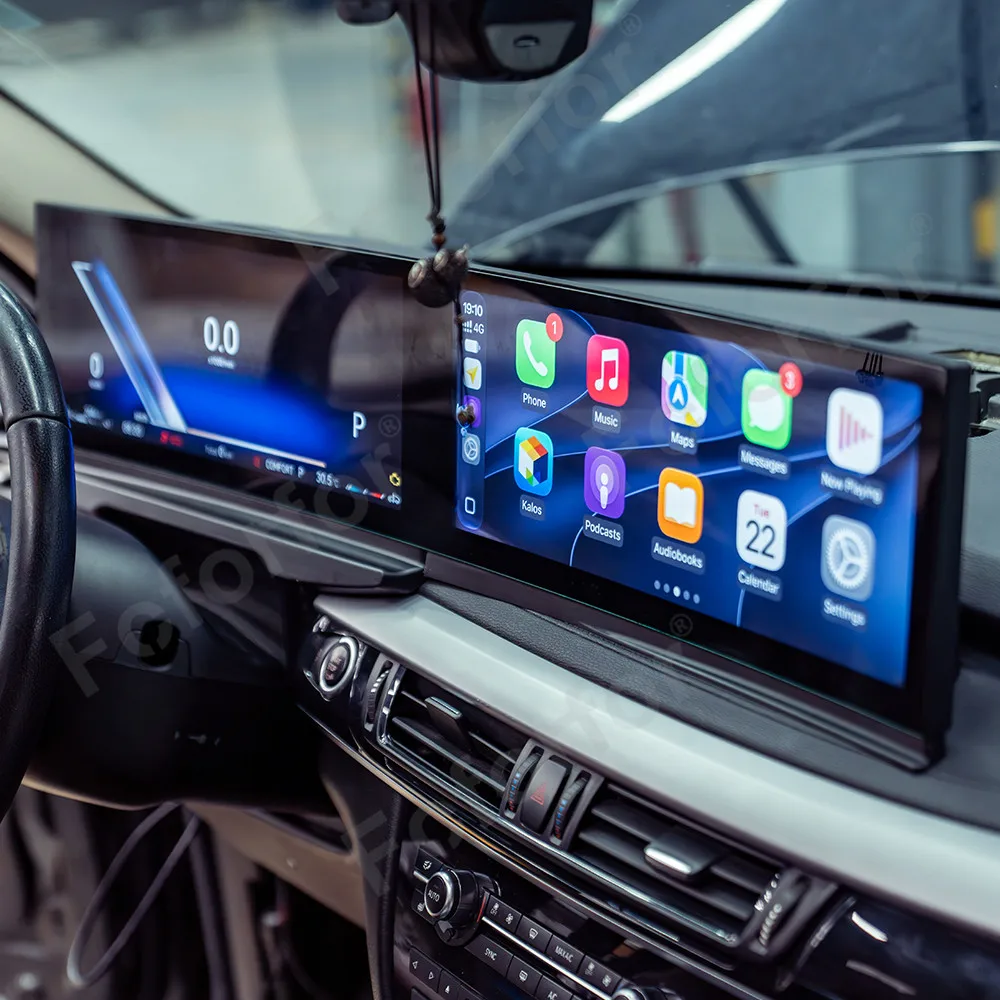 Car Accessories Android 14 CarPlay Car Radio For BMW X5/X6 2014-2018 NBT/EVO Dual 15.8 Inch Car GPS Multimedia Player Head Unit