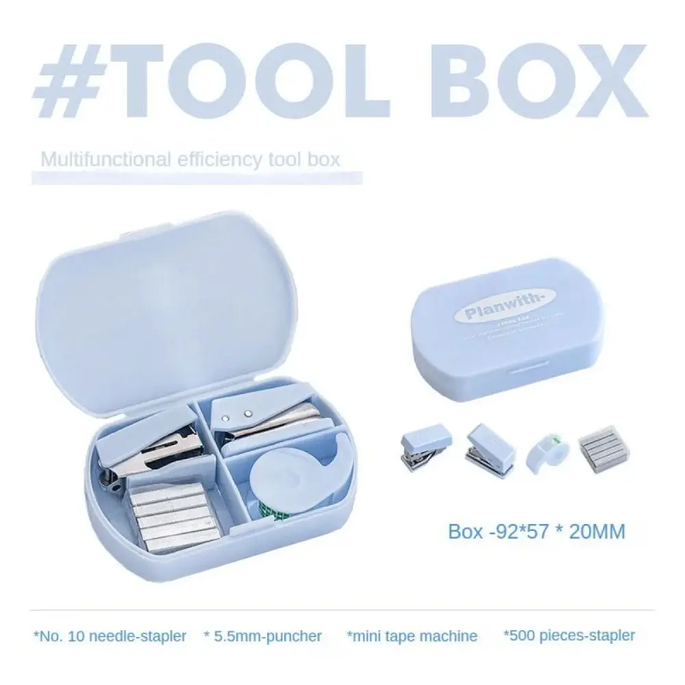 

Multifunction Portable Mini Punch Stapler Kit INS Handcraft Scrapbook Tools Set DIY Crafts Punch Machine Kit Albums