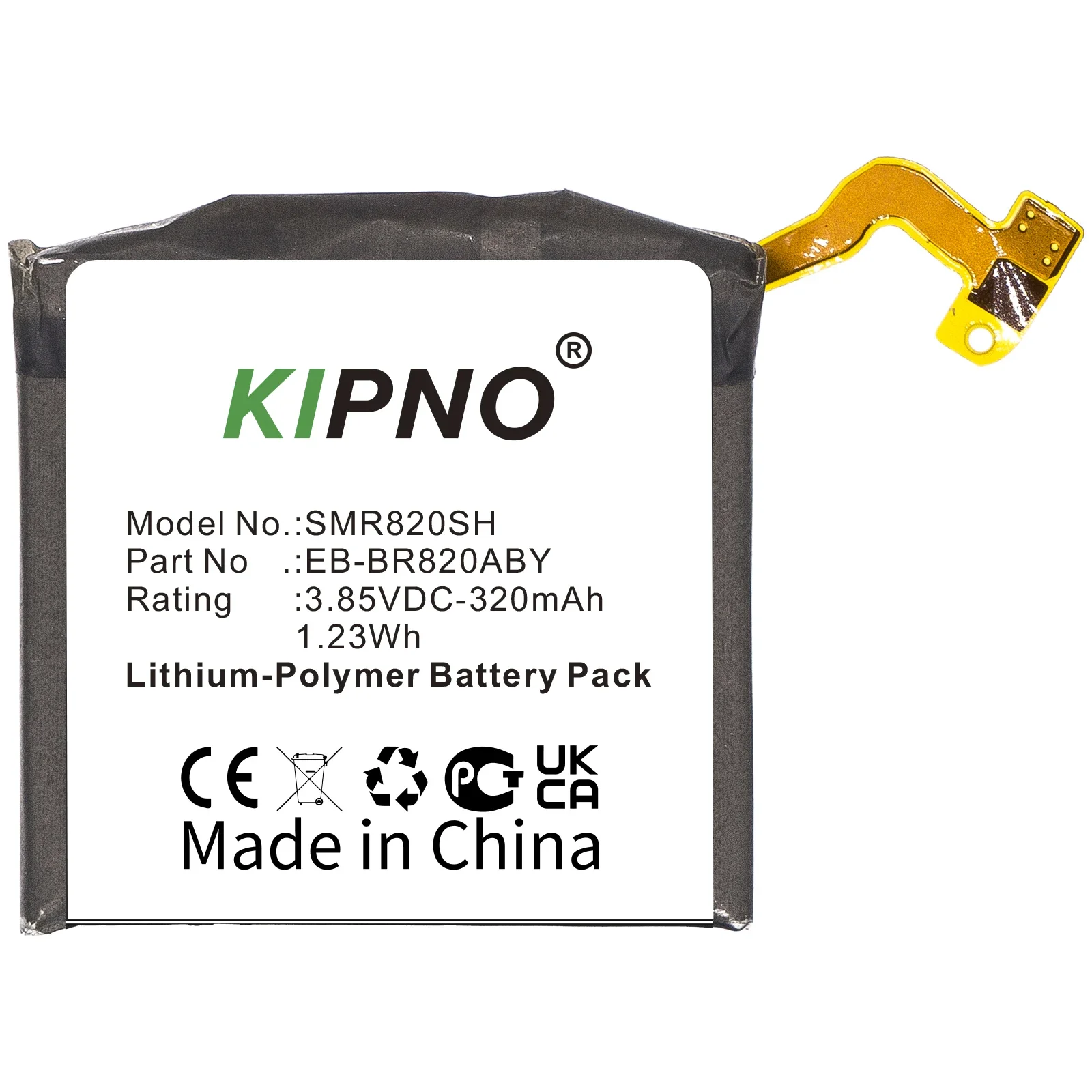 KIPNO EB-BR820ABY For Battery For Samsung Galaxy Watch Active 2 Active2 SM-R820 320mAh 44mm Watch Battery + Free Tools