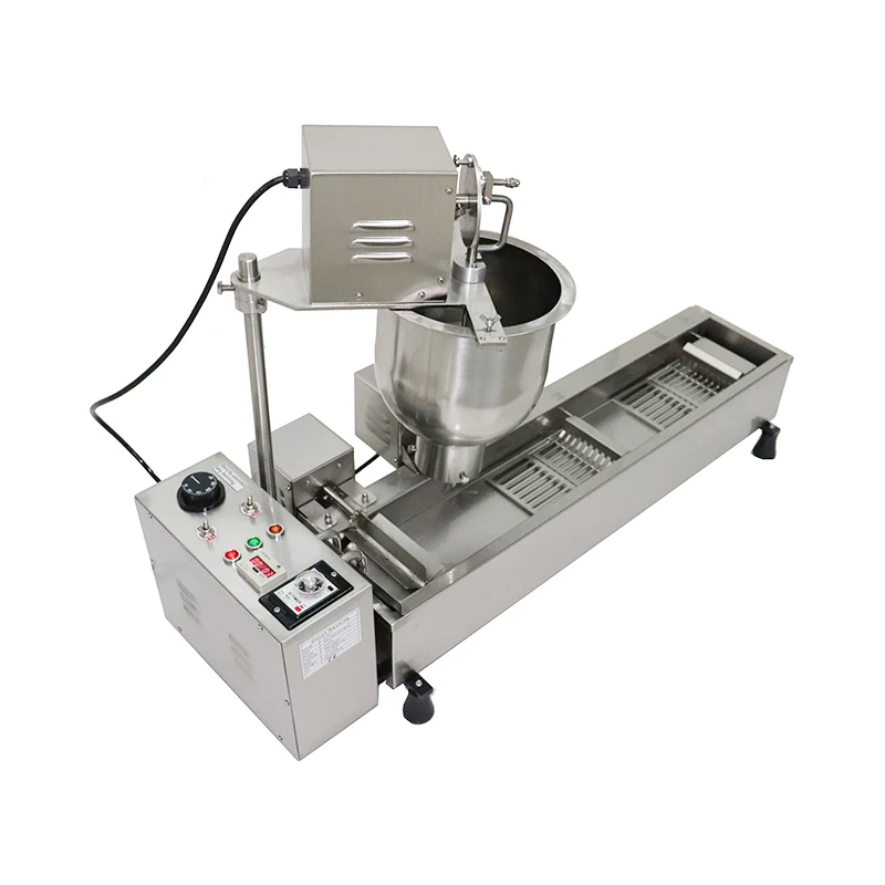 Hot Sale Commercial 220v 3kw Mechanical Single Row Automatic Donut Making Machine With 500PCS/H