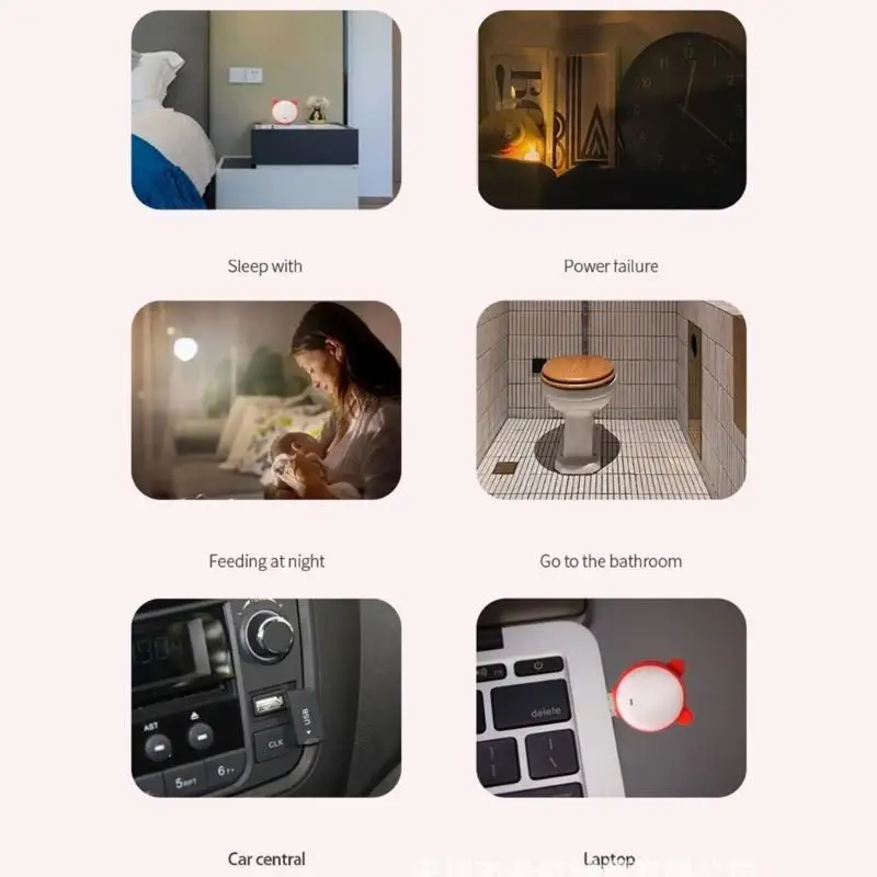 Y1UB Voice Control Night Light Colorful USB Night Light No Internet Connection Require Speak Control Lighting Universal