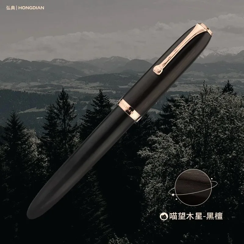 

Hongdian A10 Log Fountain Pen Magnetic Cap Premium Wood Calligraphy Pen EF F Nib for Writing Practice Gifts Office Supplies