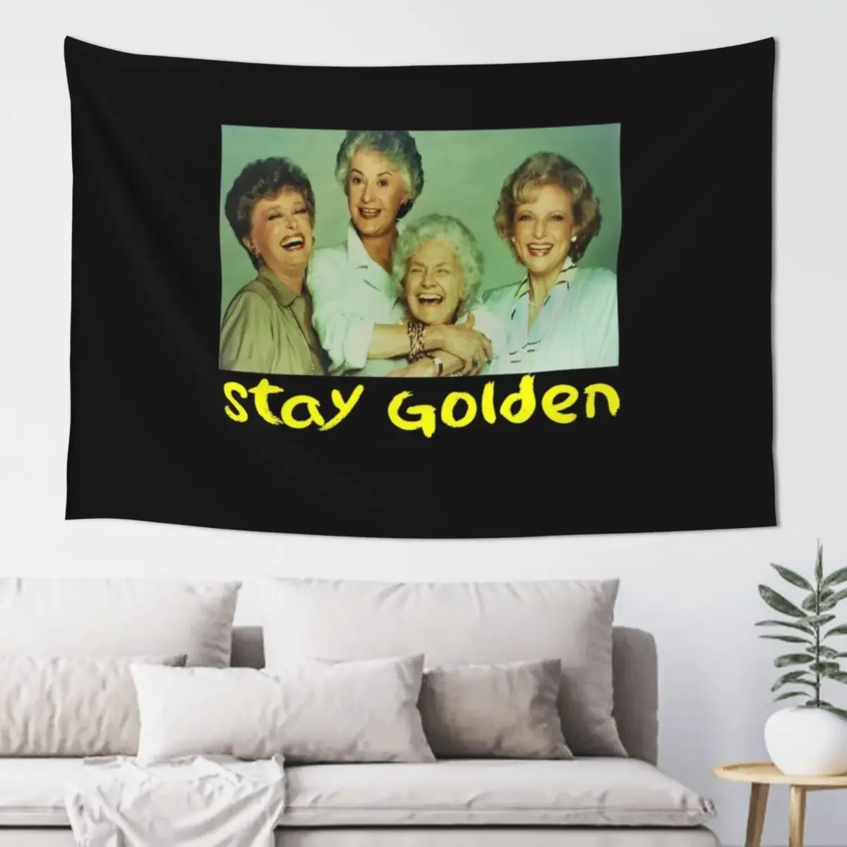 

Golden Girls Stay Golden Tapestry Room Aesthetic Decor Home Decor Aesthetic Decorative Wall Tapestry