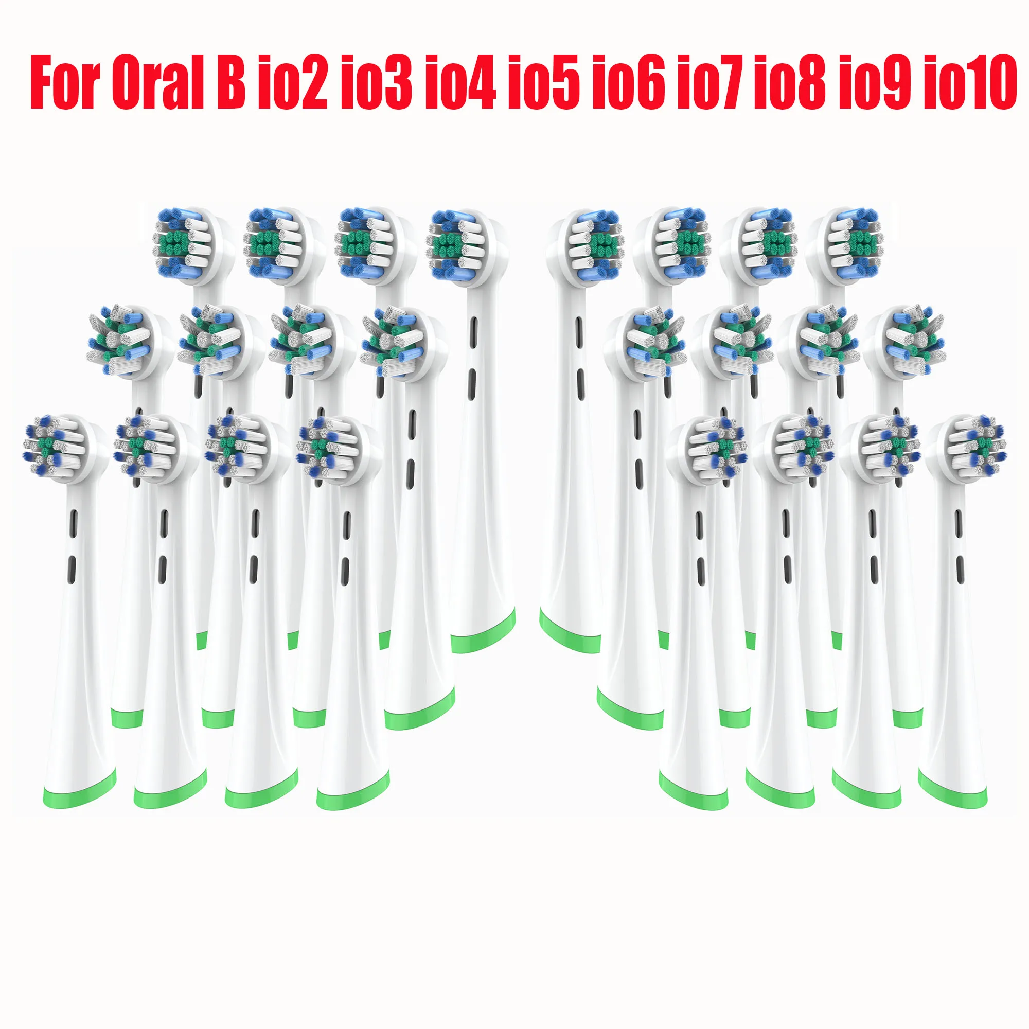 

Сменные насадки для зубных щеток Oral B io2, io3, io4, io5, io6, io7, io8, io9, io10, мягкие щетинки.