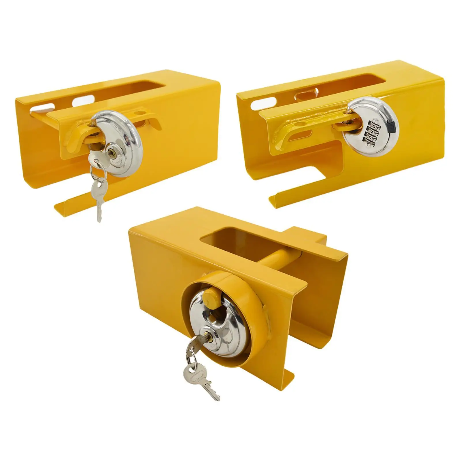 

Trailer Hitch Lock Anti Theft Weatherproof Wear Resistant Sturdy Trailer Coupler Lock Heavy Duty Travel Trailer Accessories