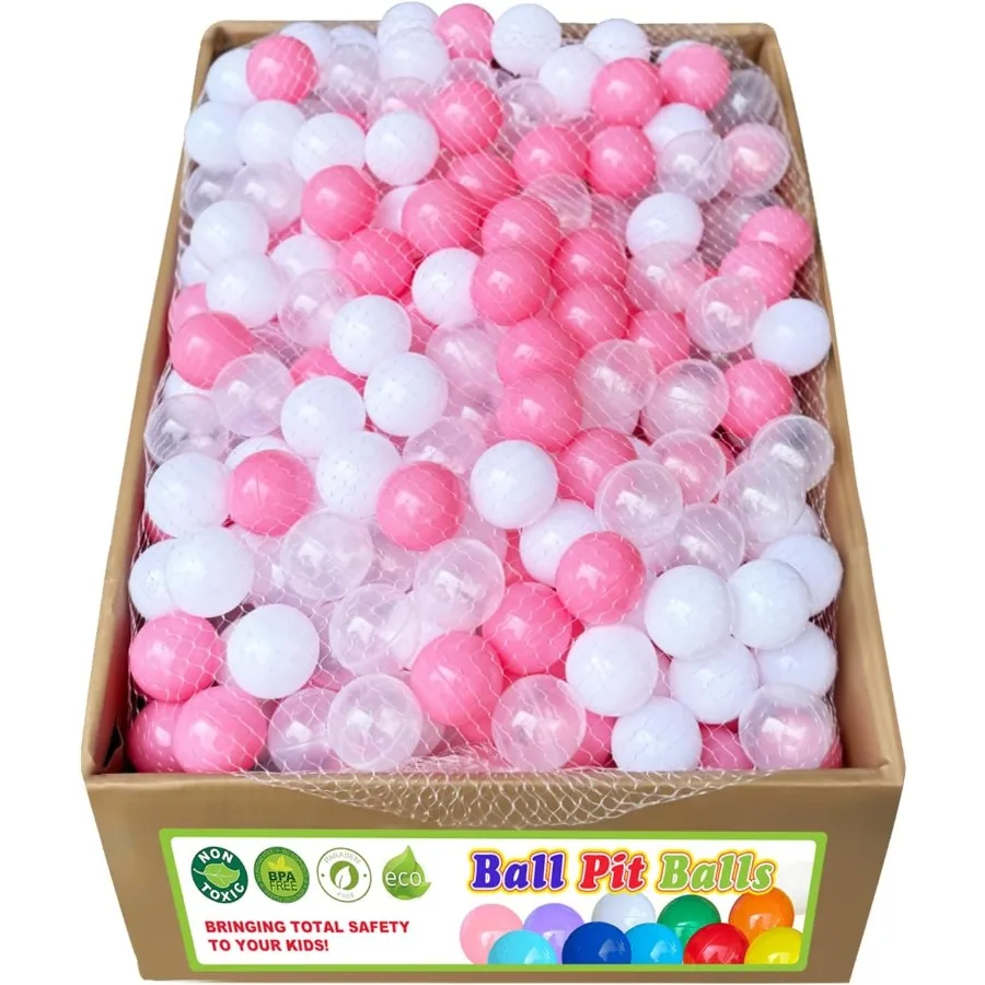 500 contagens de plástico macio bola pit bolas coloridas jogar pit bolas para cães de estimação bola pit 2.2 "grande ftaloato livre