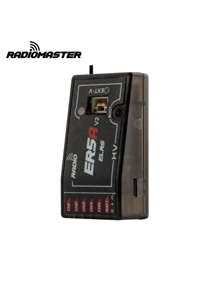 Récepteur RadioMaster ER5A V2 ELRS PWM avec 5 canaux pour la course de drones à voilure fixe FPV
