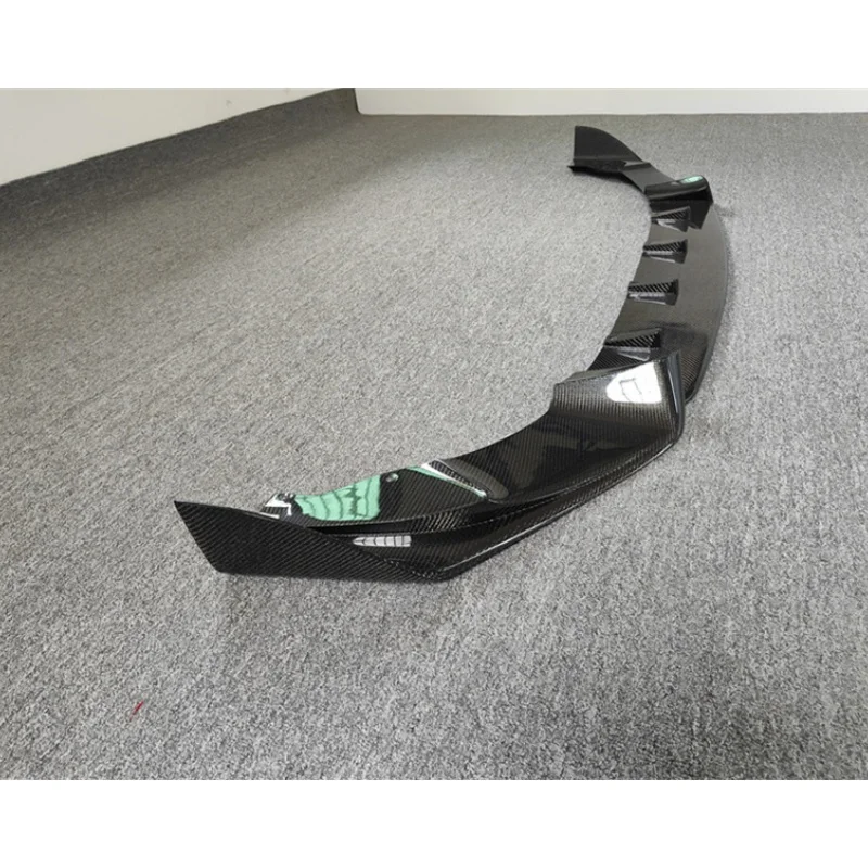 

High quality carbon fiber AE style front lip for 19-23 BMW F98 X4M F97 X3M body kit front bumper edge rear diffuser