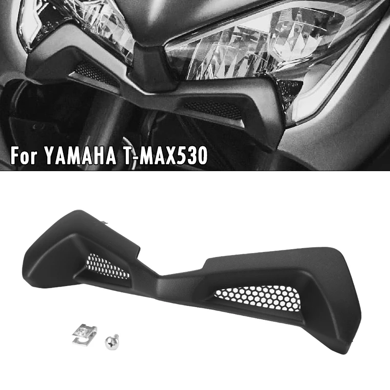 

For YAMAHA T-MAX TMAX 530 560 TMAX530 T-MAX560 17-21 Beak Nose Extension Cover Spoiler Front Winglets Fairing Aerodynamic Wing