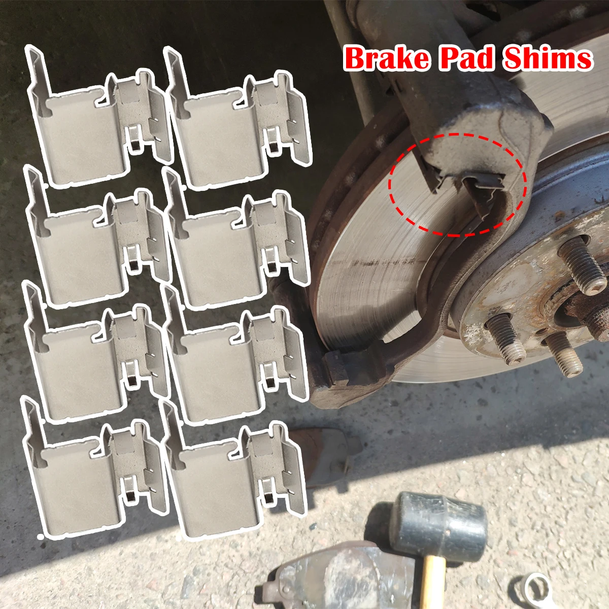

Car Brake Pad Fitting Shoe Hardware Shims Kit For SUBARU JUSTY Toyota AURIS AVENSIS COROLLA VERSO Renault SCENIC MEGANE KANGOO