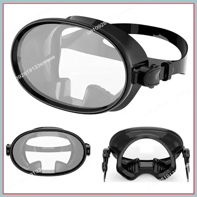 N94R HD Field Of Vision Diving Goggles Waterproof Anti-Fog Explosion-Proof Silicone Goggles Retro Free Diving Masks Durable