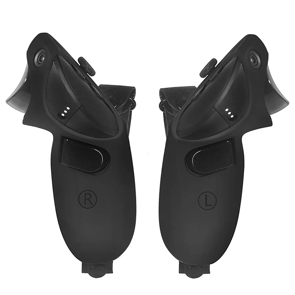 For Quest Pro VR Touch Controller Grip Cover Anti-Throw Handle Protective Sleeve with Adjustable Hand Strap And Thumb Cap