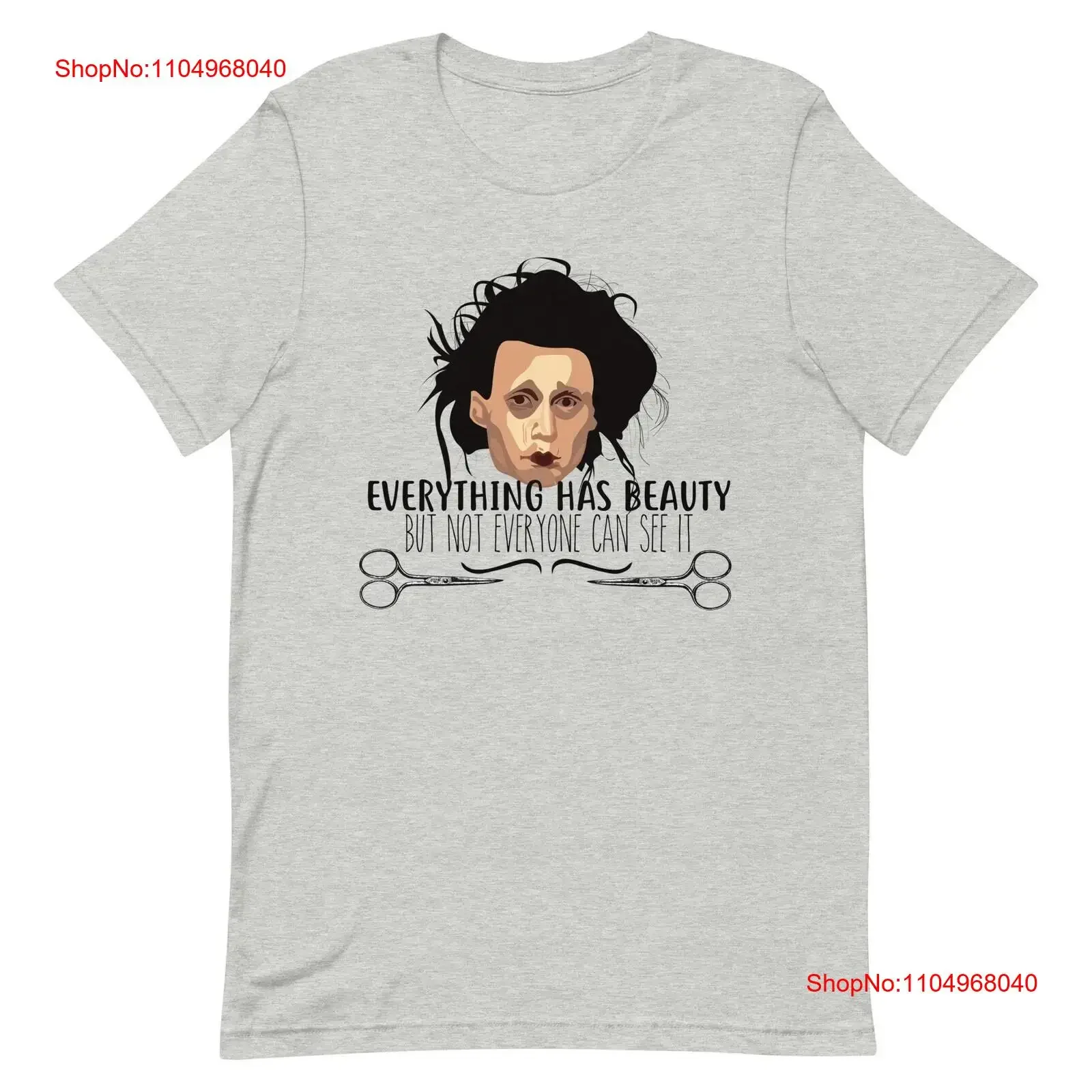 

Everyone Has Beauty Edward scissor hands T Shirt vintage Washed Stretched Comfortable Slightly graphic fashion homme Casual