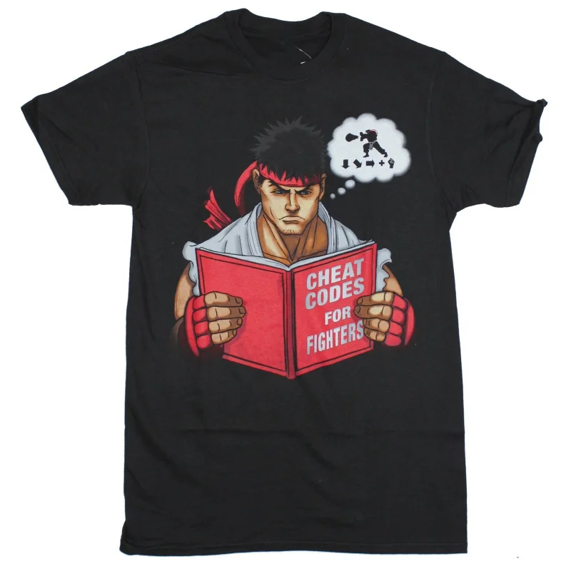 

0329 Street Fighter Retro Combat Gift t shirt Arcade game Graphic Tee 100% cotton print Y2K Clothes Large size Tops S-6XL