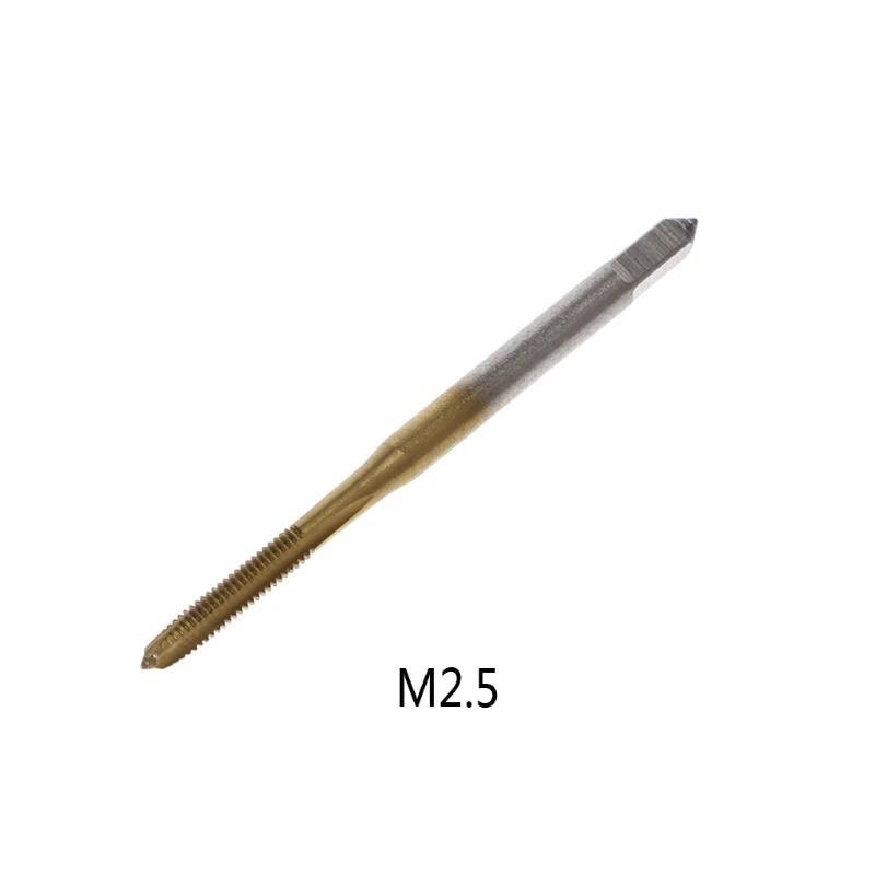 Rosca recta métrica HSS, rosca de rosca, M2/M2.5/M3/M3.5/M4/M5/M6