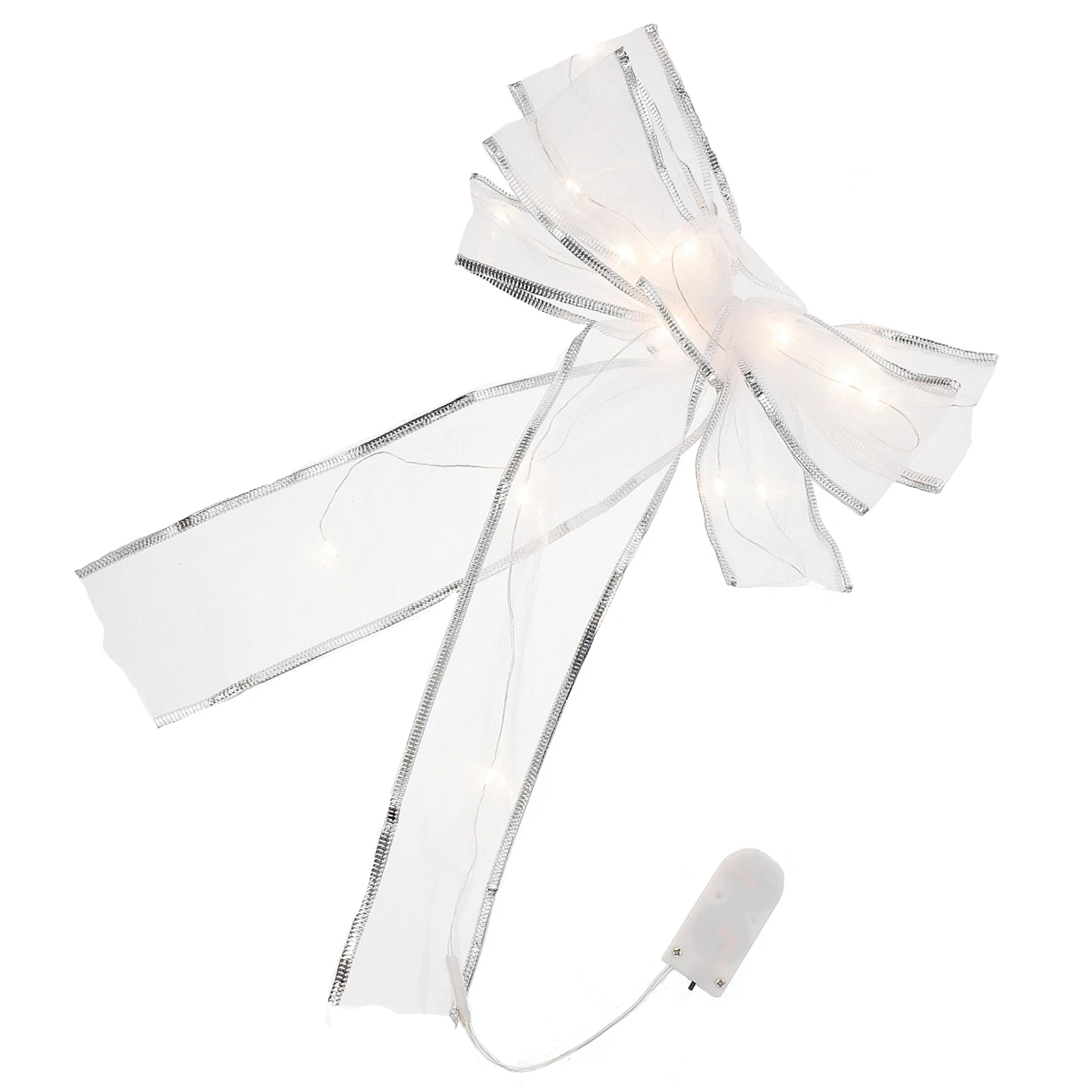 

Christmas Tree Pendant Bowknot Hanging Ornament Tie Decorative Props for Xmas Ornaments