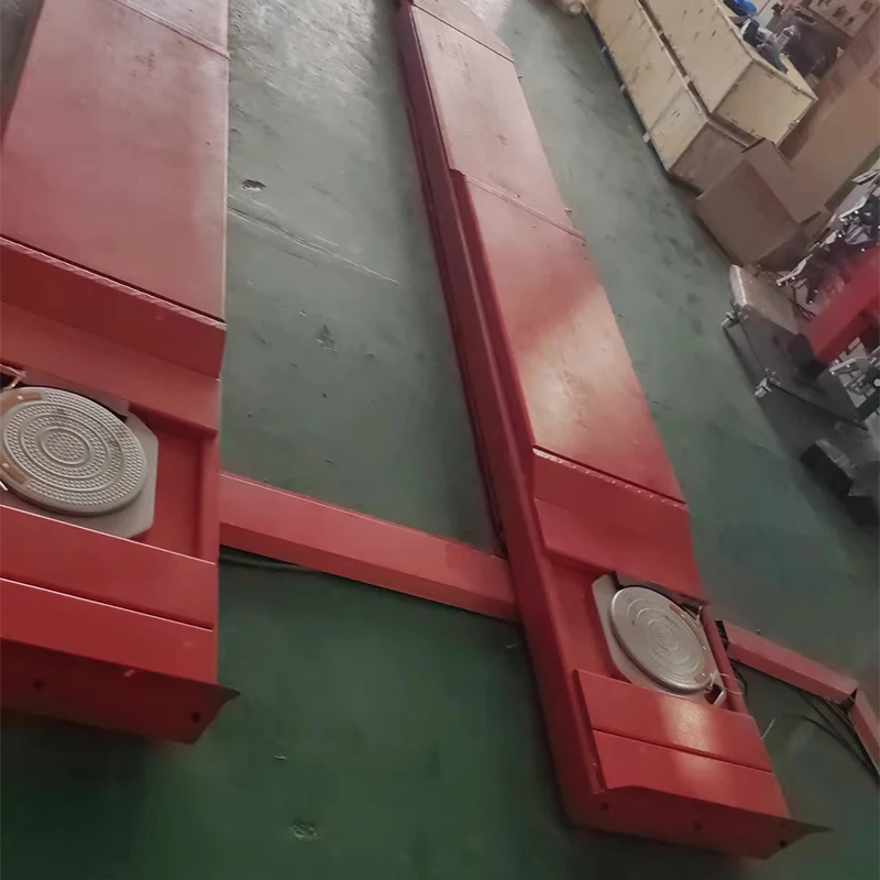 Metal Wheel Alignment Turntable Die-cast Magnesium Alloy With Portable Handle 360° Rotation High Load Capacity