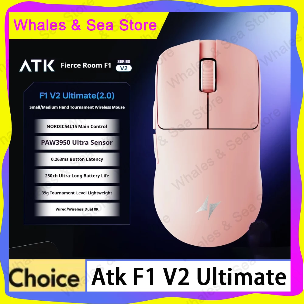 atk-f1-v2-ultime-souris-sans-fil-paw3950utrla-38g-leger-750ips-0243ms-faible-latence-650ips-gamer-accessoire-cadeaux