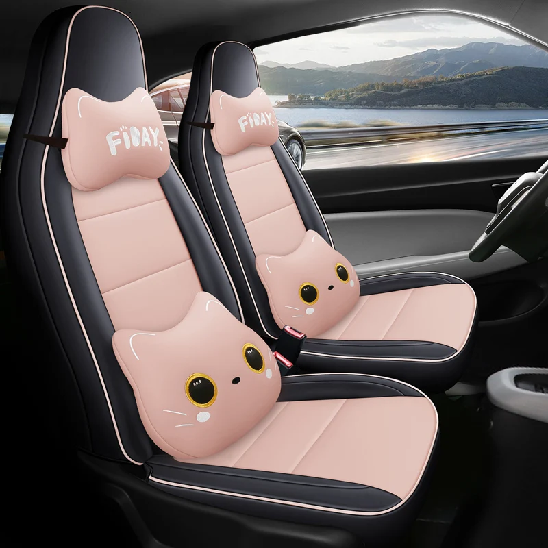 Leapmotor T03 Five-Seater Car Seat Covers, Full-Coverage Design, Custom-Fit for Original Vehicle