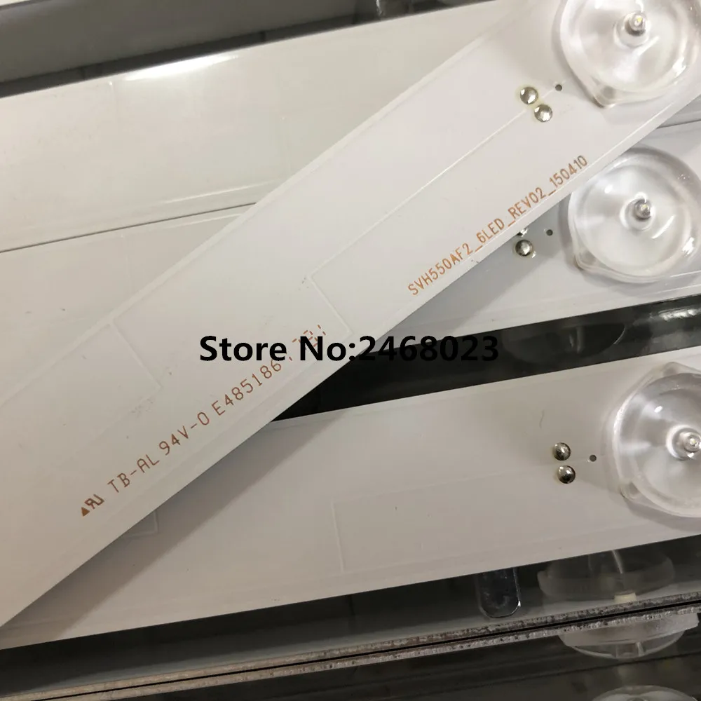 Tira de luces LED de iluminación trasera, accesorio para LED55EC620UA piezas HD550DU-B5 55H7C 55H7B 55H7B2 SVH550AF2_6LED_REV02_150410, 10 LC-55N6000U