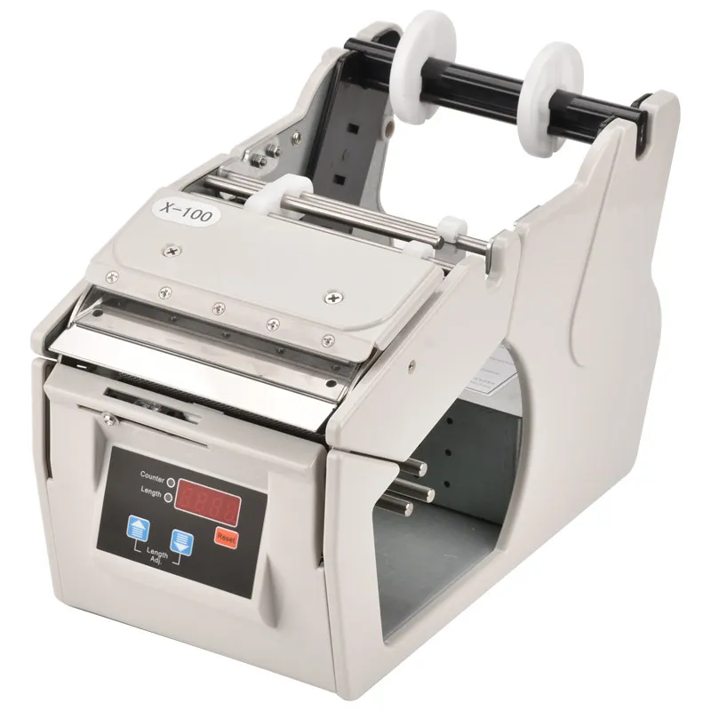 X-100 Automatic Manual Label Dispenser Sticker Peeling Machine Barcode Label Separator for Packaging