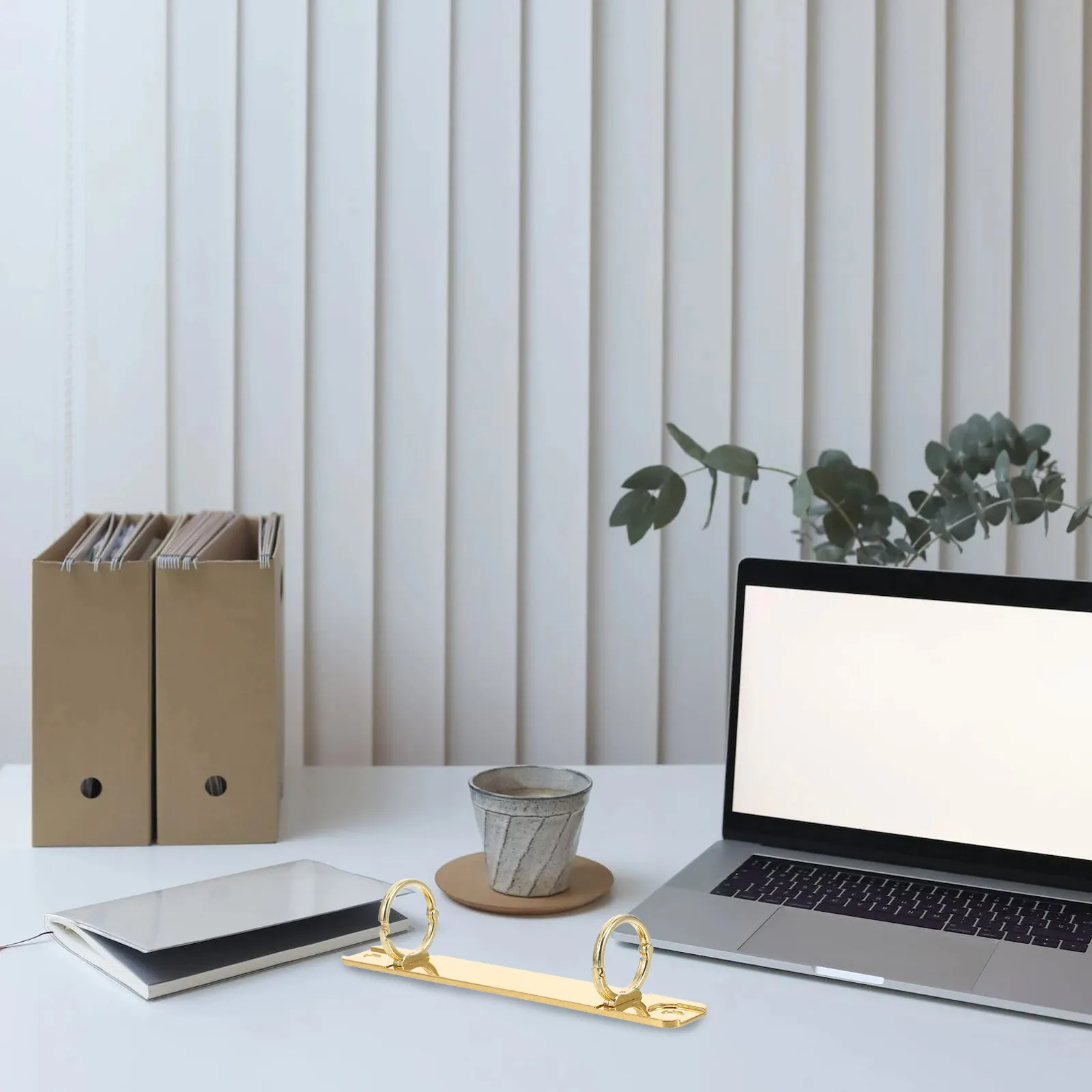 Strong Metal 2 Ring Binder Mechanism 2 Hole Design for Loose Leaf Notebook Planner DIY Stationery Binder Spine Inserts Supplies