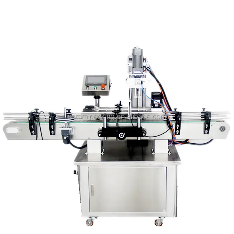 High Speed Yogurt Juice Drink Plastic Bottle Capping Machine Glass Bottle Lid Sealing Machine