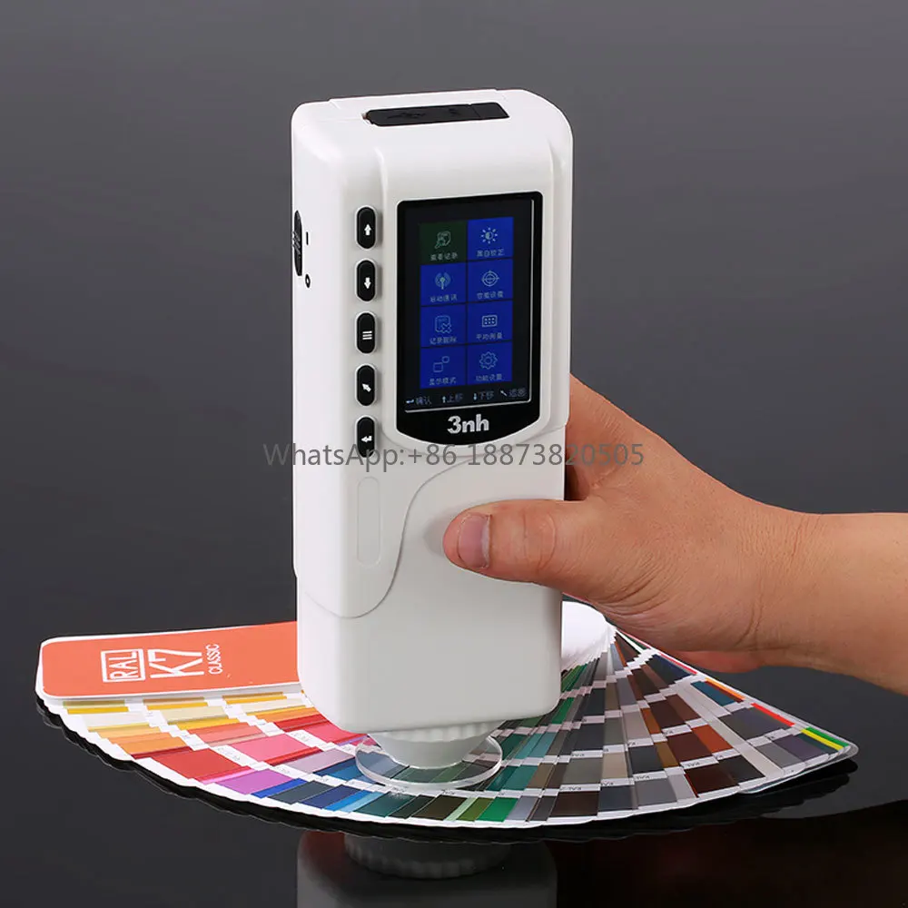 

Portable Color meter tester NR110 precision colorimeter Double Locating 4mm Color Difference Analyzer