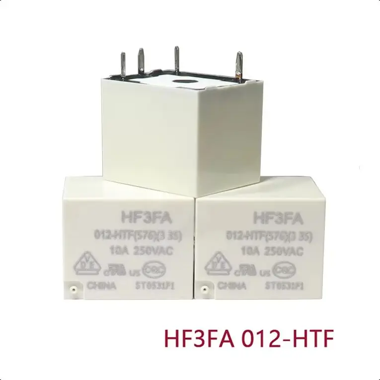 【5-1PCS】HF3FA 012-HTF HF3FA 012 HTF (10A 250V) Relay 4pin