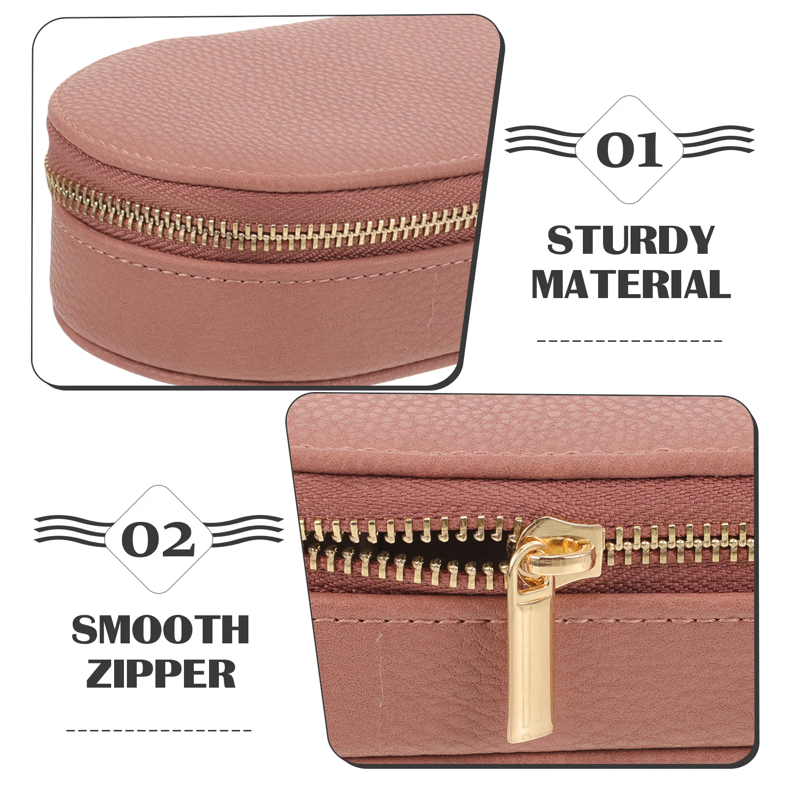 

Simple Jewelry Storage Box Travel Organizer Stand Earring Holder Key Case