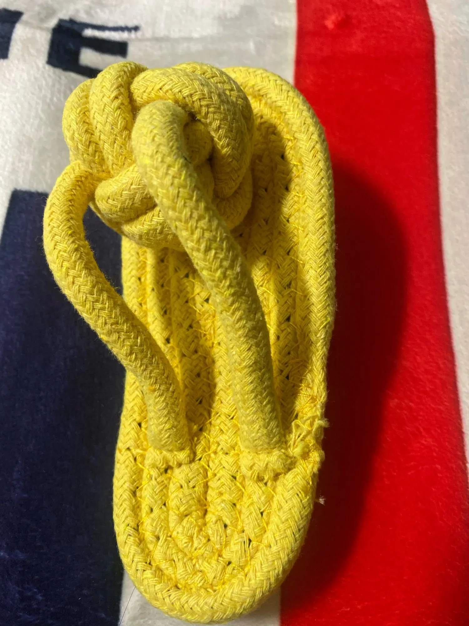 Durable Braided Rope Slipper Dog Toy Bite Resistant Puppy Teething Chew Toy For Small Medium Dogs Interactive Training Play Toy photo review