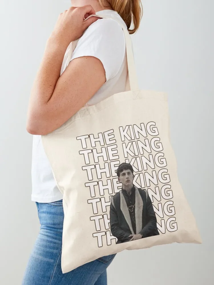 Timothée Chalamet The King Tote Bag hand bags custom fabric bag tote bag custom