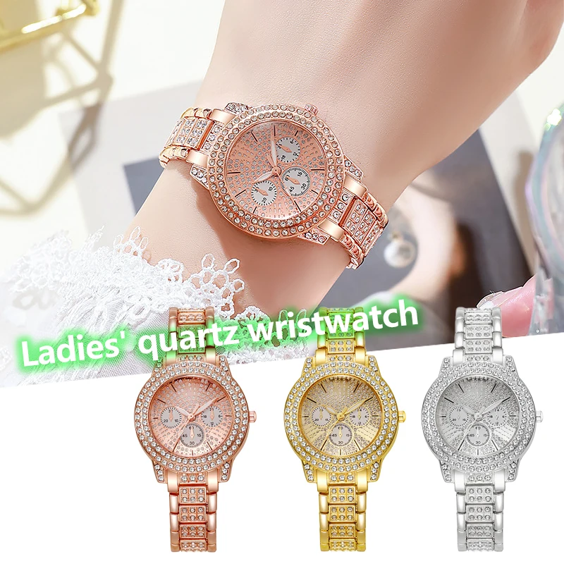 

New Fashion Women Watches Simple Alloy Rhinestone Watch Lady Quartz Watch Casual Wristwatch Relogio Feminino Women Watch Clock