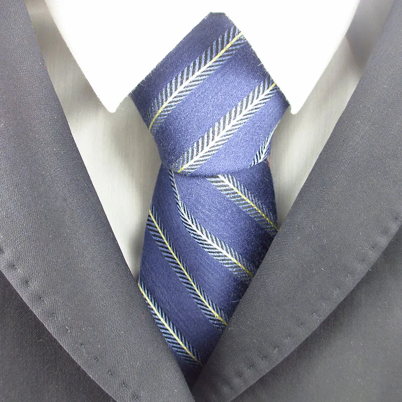 ウール男性ネクタイビジネスフォーマルストライプスーツ厚いアクセサリー 7 センチメートルネクタイ gravate パーティーギフトお父さん最高品質の男性クラバットコルバタ