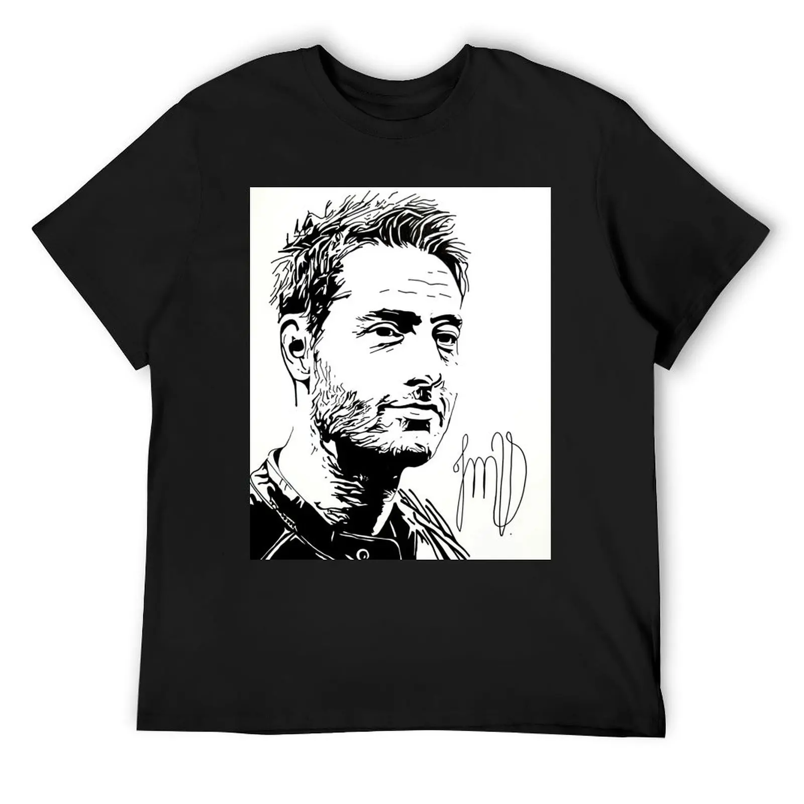 

Justin HARTLEY portrait T-Shirt customizeds tees valentines boutique clothes outfits for men