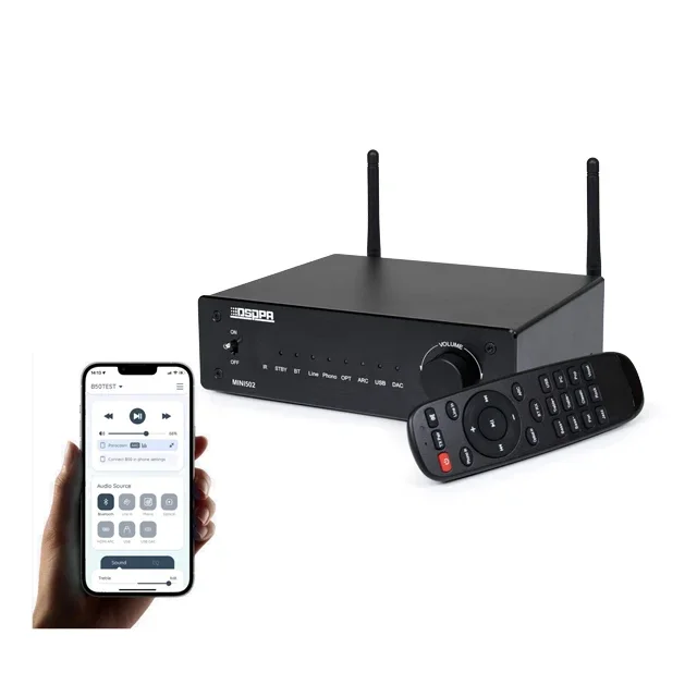 2x50w Wifi amplifier streamer wifh airplay